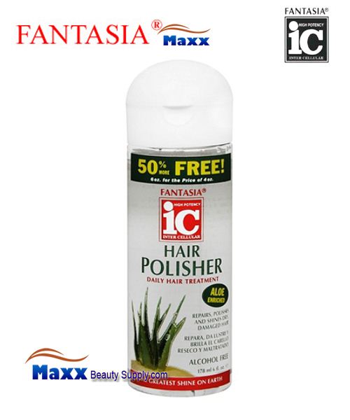 Fantasia IC Hair Polisher Aloe enriched Daily Hair Treatment 6oz - Bottle